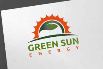design high quality solar panel logo with express delivery