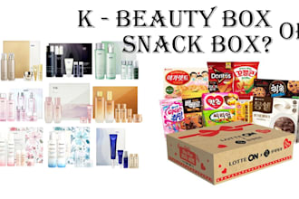 deliver a k box which contains snack or beauty products and music cd
