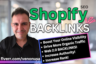 do shopify SEO optimization backlinks to rank up on google and boost sales