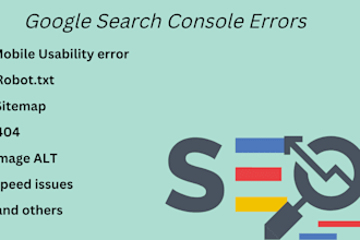 fix any search console error for wordpress