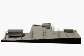 make 3d models of landscape, terrains in archicad or rhinoceros