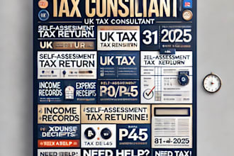 prepare your UK self assessment tax returns