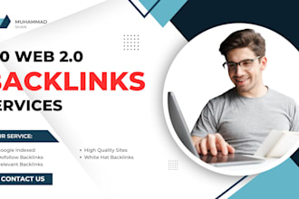 build 60 web 2 0 SEO backlinks