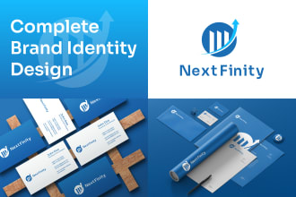 do corporate brand identity, brand guidelines, brand kit, stationery, with logo