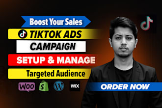 manage and setup run tiktok ads campaign, tiktok ads, tik tok advertising