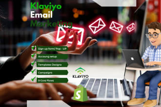 setup klaviyo email flows for shopify store
