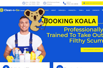 cleaning website house cleaning office cleaning cleaning service booking koala