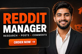 be your reddit manager for organic growth