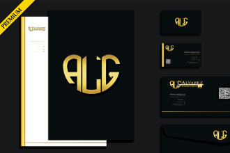 design luxury business card letterheads and stationery items