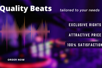 create custom beats, melodies or drums for you