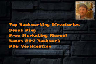 submit your website manually to the top social bookmarking sites and ping it