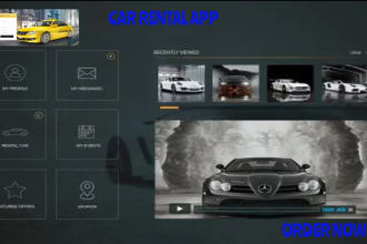 develop car rental app, booking, car wash, auction, taxi booking, appointment
