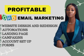 provide lists and leads for your zoho CRM, set up campaigns and automations