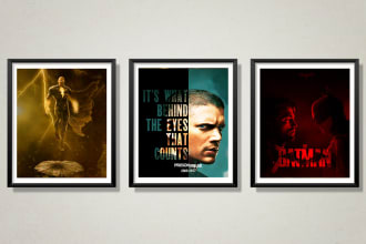 design a poster of your fav movie, tv show or character