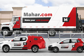 design all vehicle decals, car, vsn truck magnet, stickers, and vehicle graphics