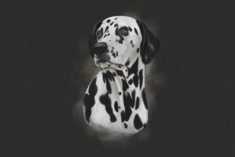 draw your pet or any animal into beautifull realistic potrait for merchandise