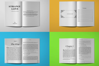 do book formatting and layout design for paperback and ebook