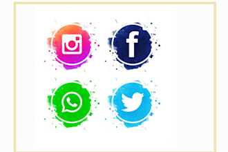 do create professional instagram logo  design