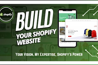build your shopify store, shopify website