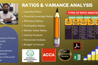 do ratio, variance, sensitivity and financial analysis