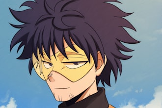 draw anime or manga fanart for you
