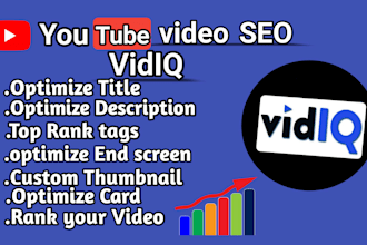 do youtube video SEO and title, tags, description video top ranking specialist