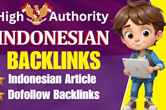 make indonesian high authority contextual backlinks