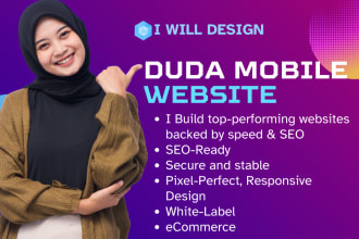 design responsive duda website