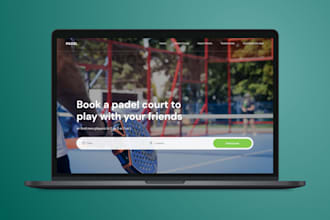 design a modern web app UI