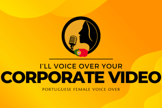 do your corporate video as a portuguese portugal female voice over