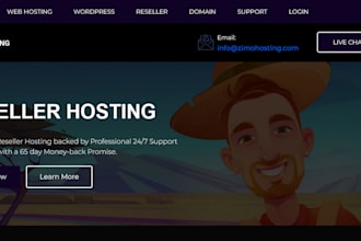 setup unlimited reseller hosting with free whmcs
