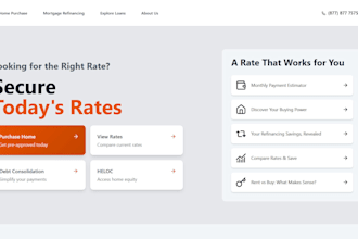 create a responsive website app