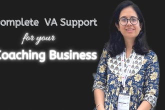 be your complete VA support for your coaching business