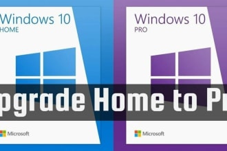 window 10 home to 10 pro upgrade