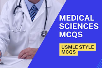 make multiple choice questions related to medical sciences subjects