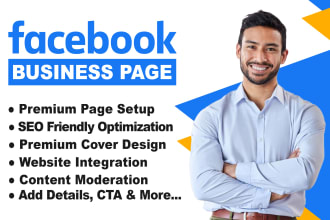 do facebook business page setup, create fan page, professional fb optimization