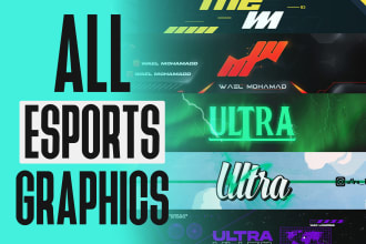 design esports, twitch banner, gaming banner