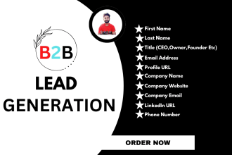 provide targeted b2b lead generation for any industry