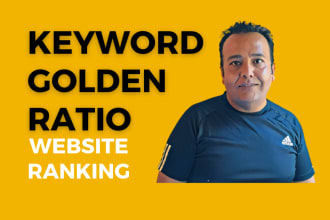 find the keyword golden ratio for golden site ranking