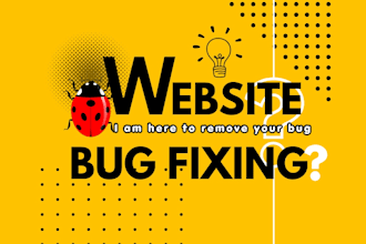 fix website, HTML, CSS, javascript bugs and errors
