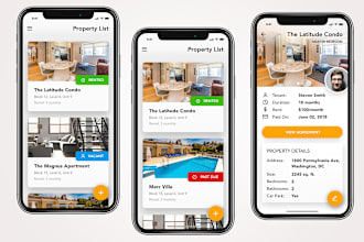 develop real estate app, property management app, broker app, agent app website