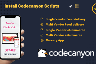 install any codecanyon mobile apps script and fix the bug