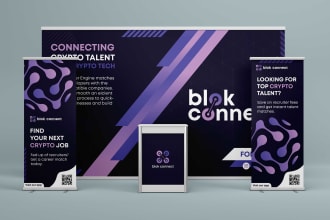 design trade show booth and backdrop banner for exhibition display