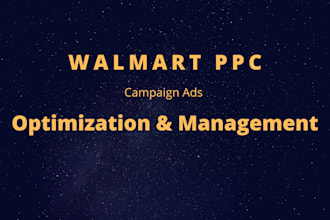 create walmart pay per click campaigns and manage walmart PPC