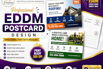 design professional eddm and postcard designs
