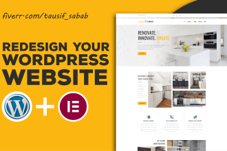 redesign or copy clone any wordpress website by elementor pro expert