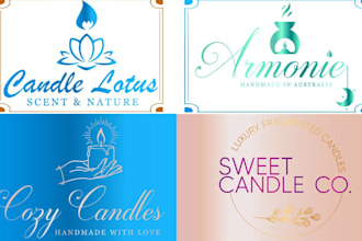 design luxury candle logo