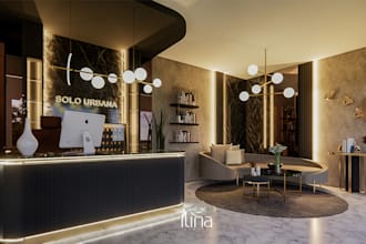 design your hotel,lobby,reception,office,lounge area room