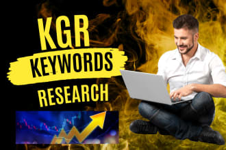 do profitable kgr keywords research for amazon affiliate
