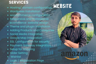design a professional website for your amazon fba wholesale or other businesses